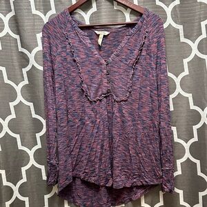 Matilda Jane Pink and Blue Long Sleeve Top